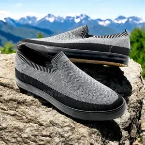 Men Slip-on Fashion Black/Grey