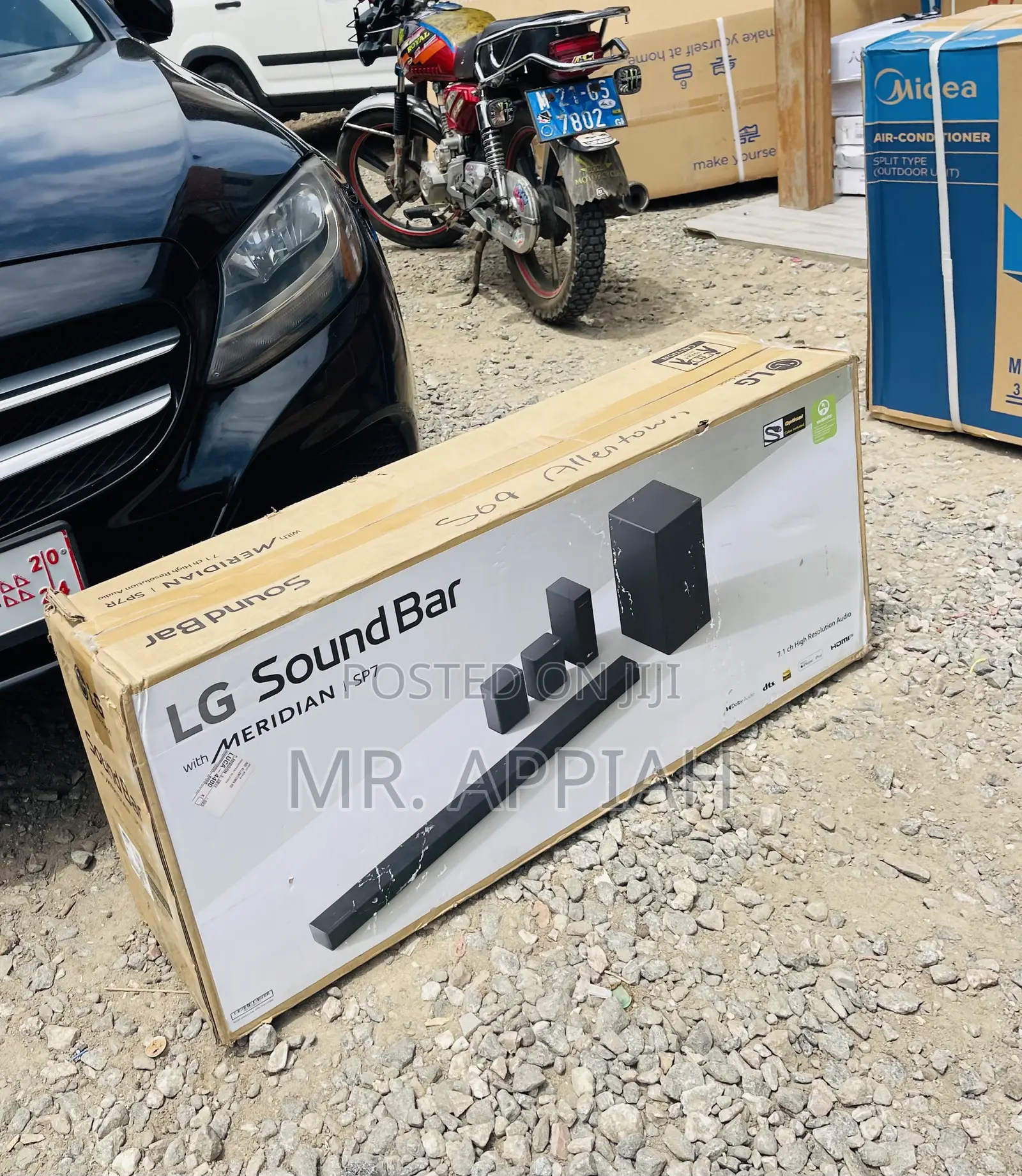 Original LG SP7 Bluetooth Electric Sound Bar System(Black).