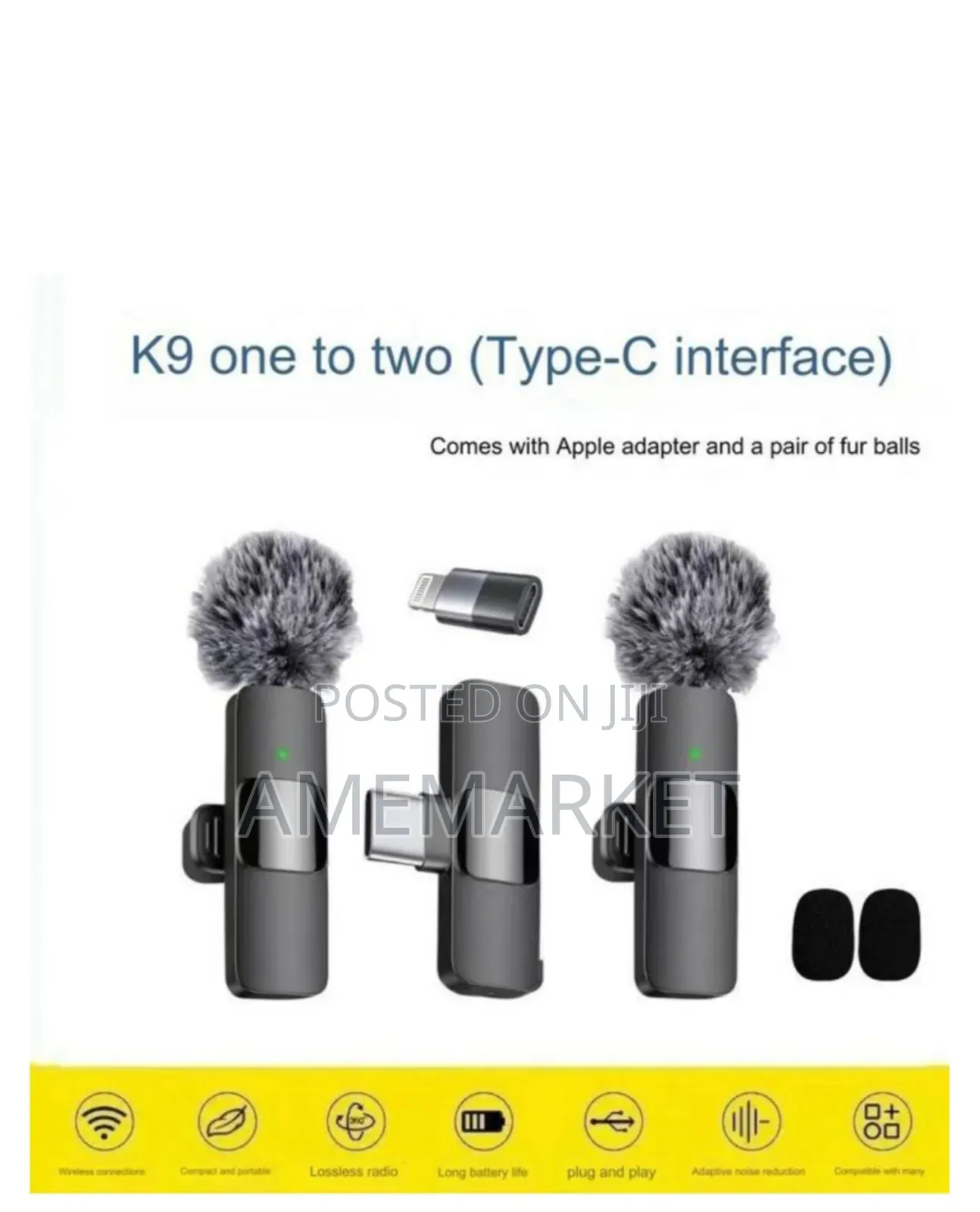Professional Wireless Microphone iPhone Android Interview