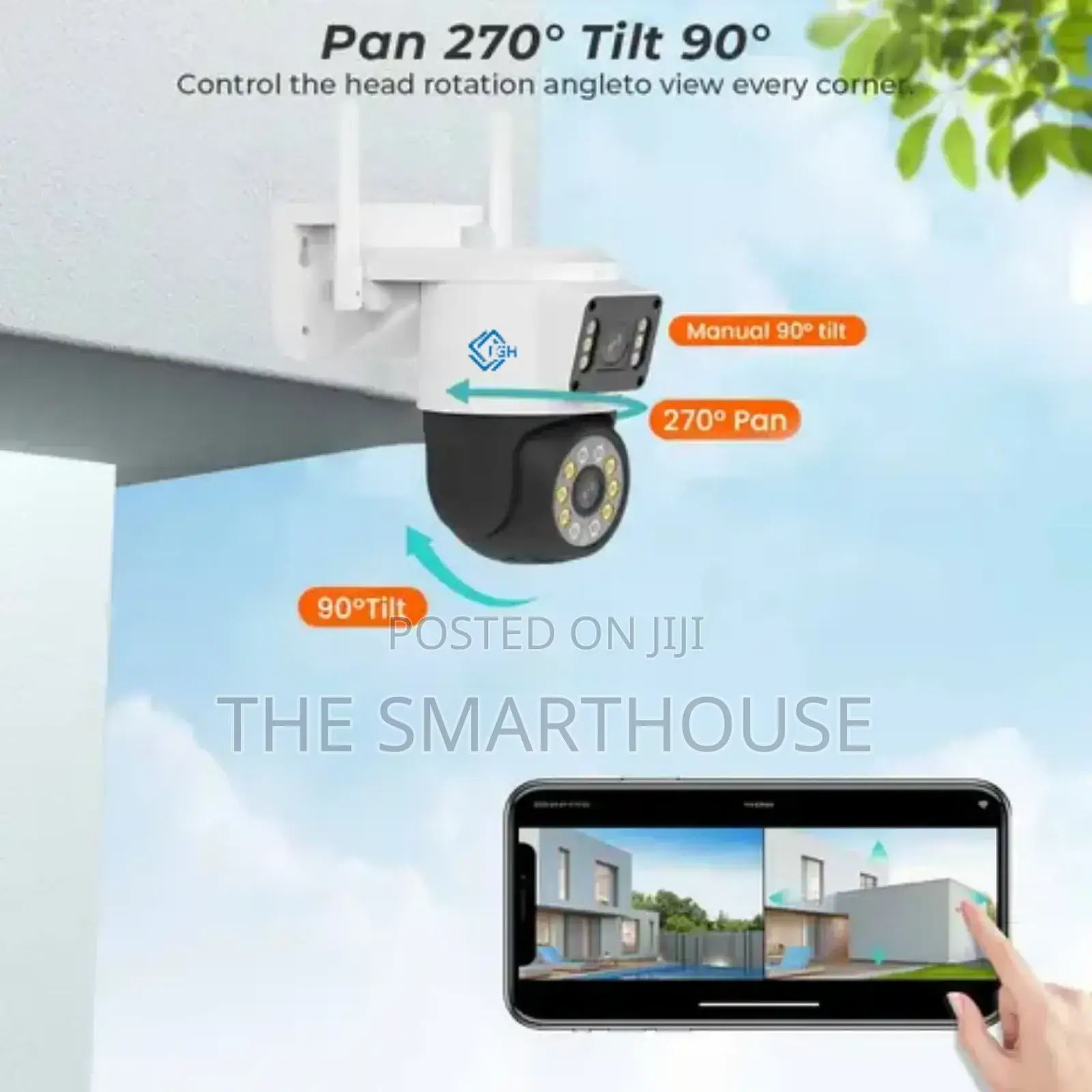 Smart Wireless Dual CCTV Camera