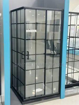Black Shower Cubicle _ Glass Shower Room _ Sliding Glass