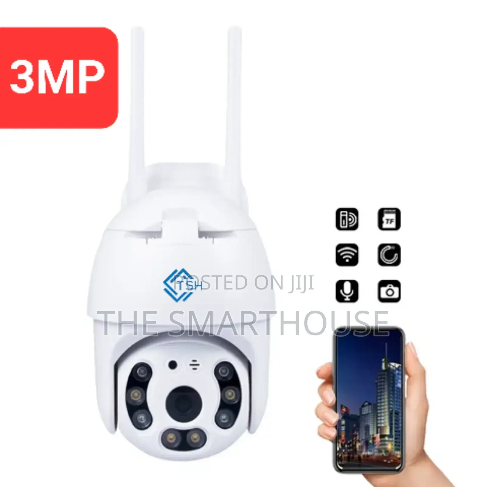 Smart Wireless PTZ CCTV Camera With Power Bank