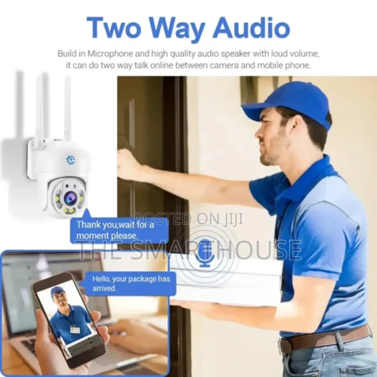 Smart Wireless PTZ CCTV Camera With Power Bank