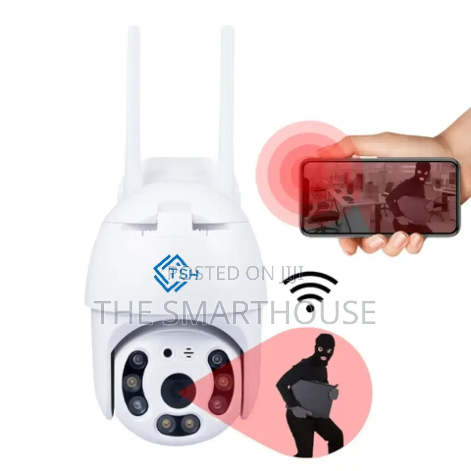Smart Wireless PTZ CCTV Camera With Power Bank