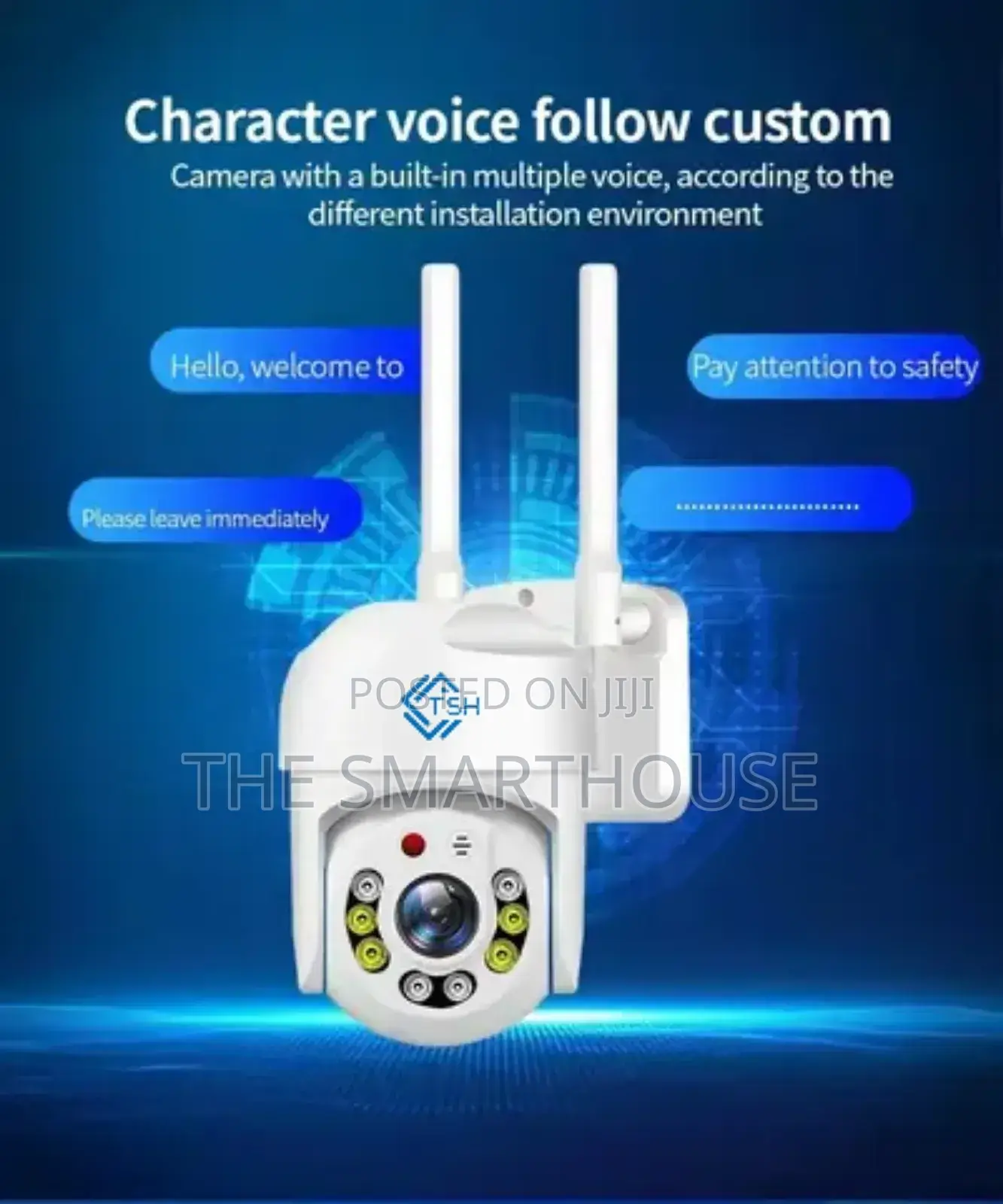 Smart Wireless PTZ CCTV Camera With Power Bank
