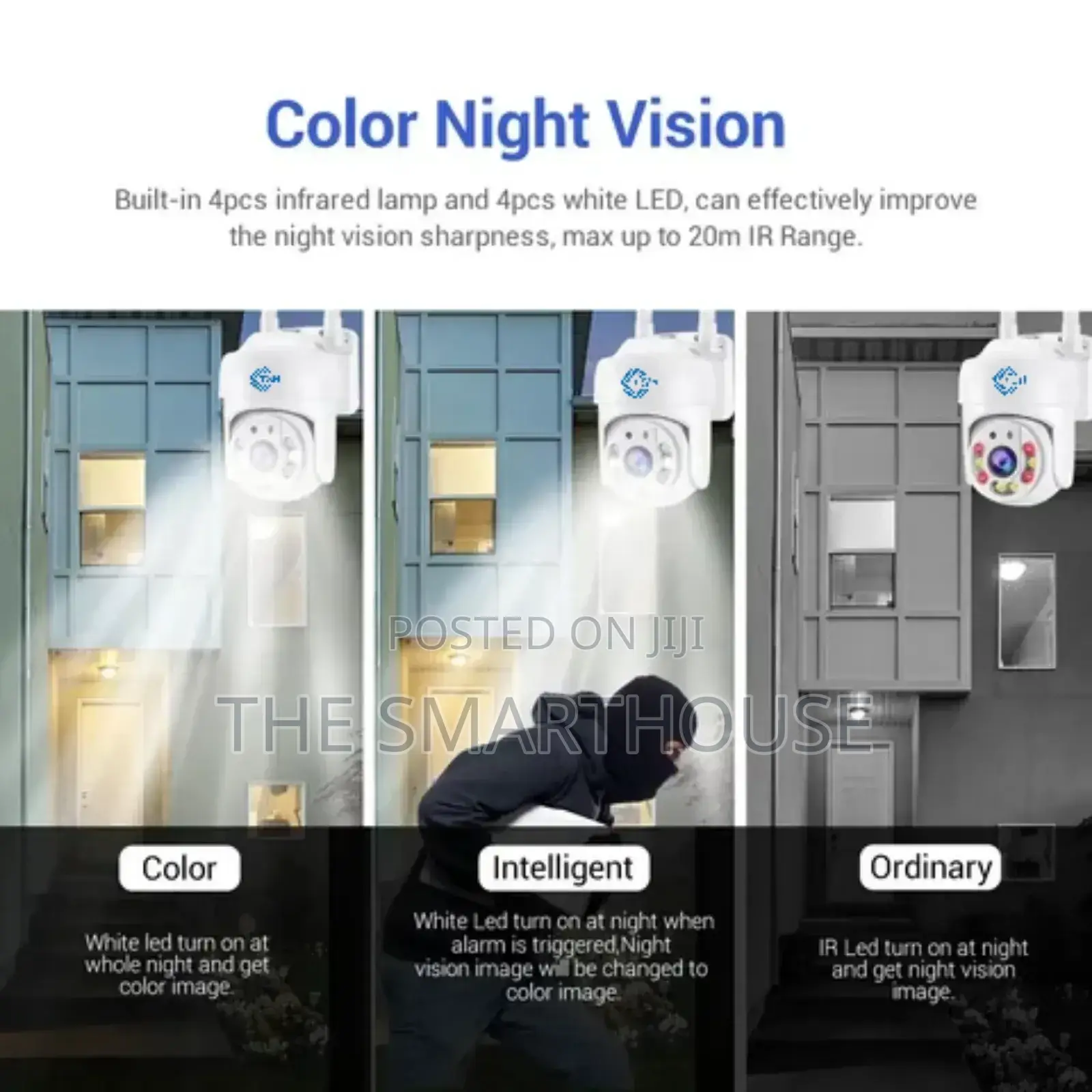 Smart Wireless PTZ CCTV Camera With Power Bank