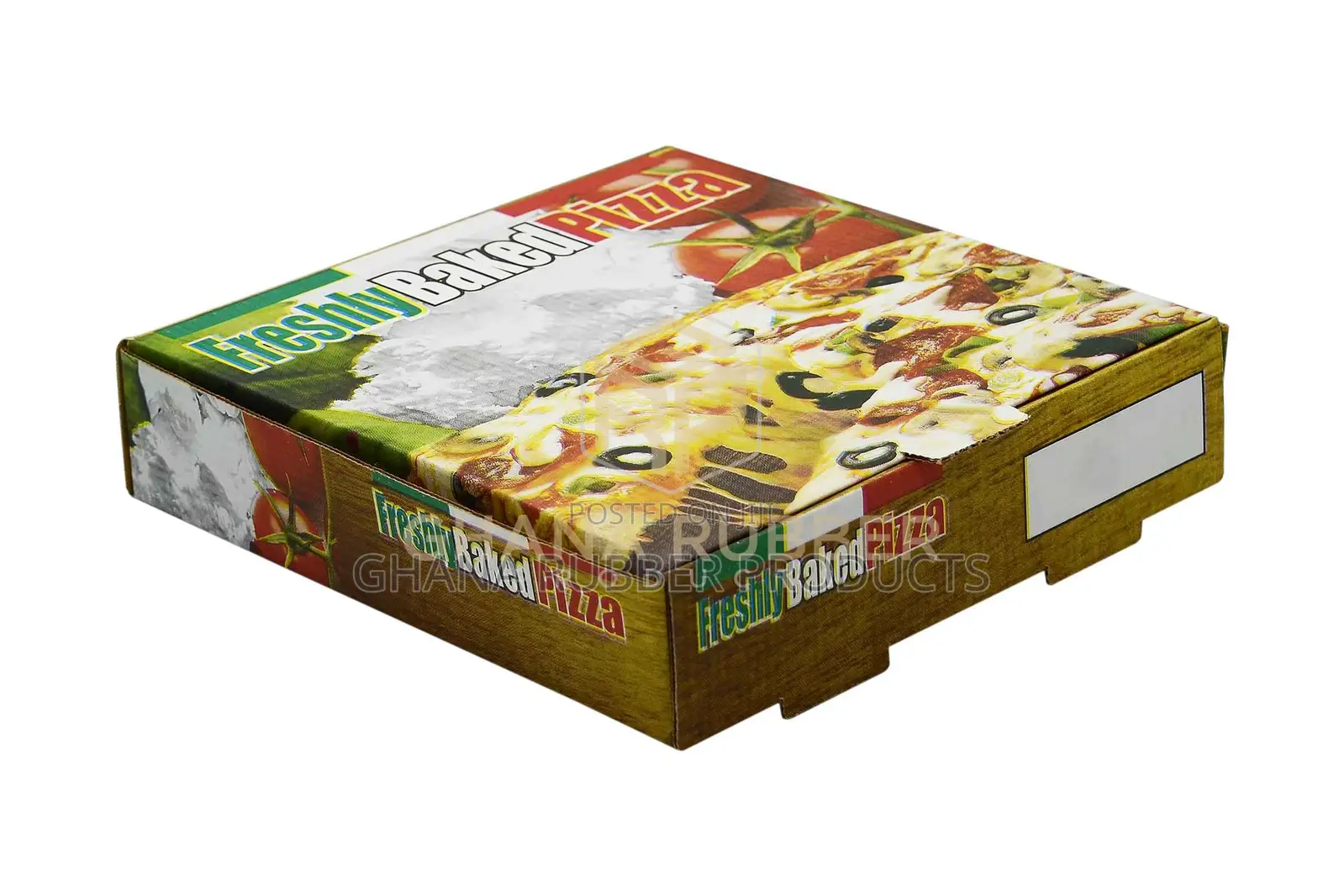 Pizza Boxes 10" Freshly-Baked Design (100pcs)