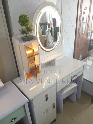 Wooden Dresser With Led