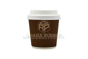 Ripple Paper Cups + Lids 4oz (1000pcs)