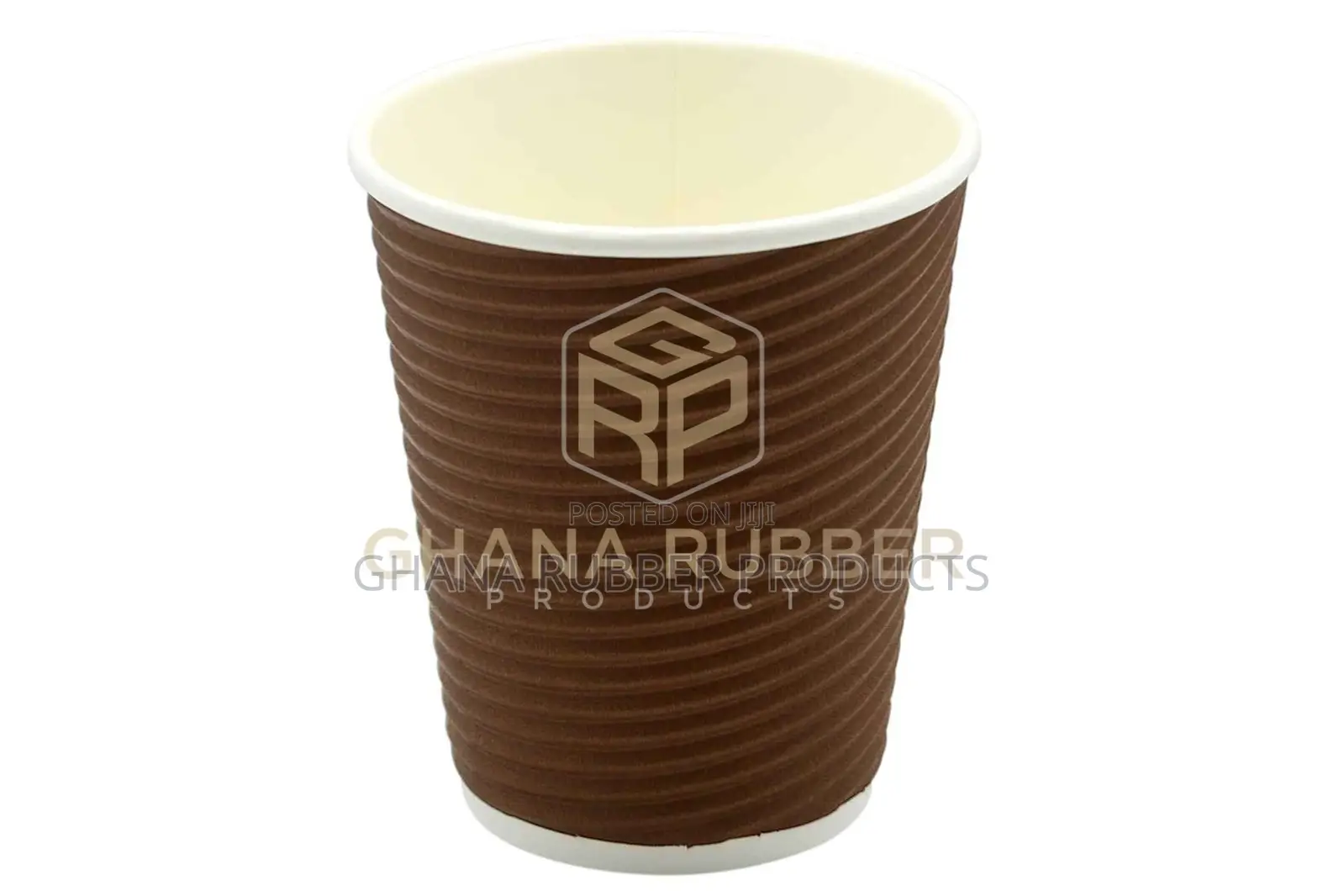 Ripple Paper Cups 12oz Brown (500pcs)