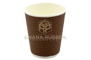 Ripple Paper Cups 12oz Brown (500pcs)