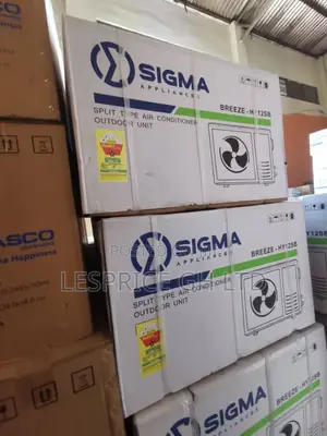 High Cooling Sigma 1.5hp White Panel AC
