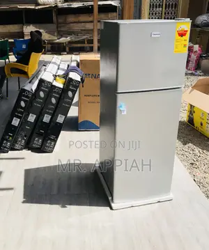 No Frost Nasco 110L Double Door Electric Fridge(Nasf-130).