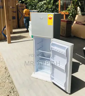 Adjustable Nasco Nasf2-130 2 Door Electric Fridge(110l).