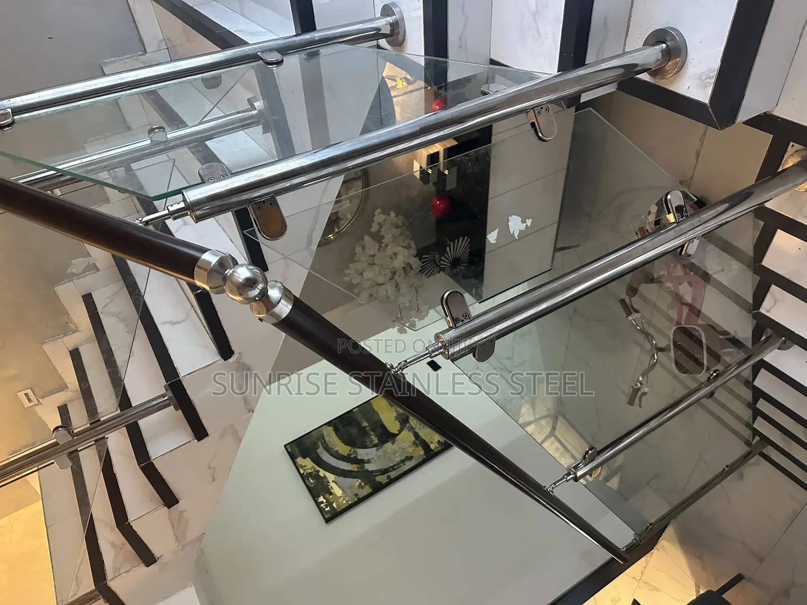 Stainless 10mm Glass Balustrade