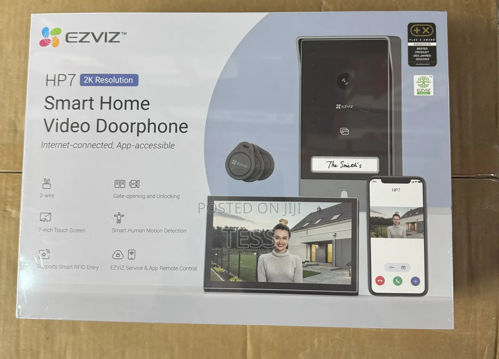 Wireless/Wifi Videodoor Intercom Ezviz Hp7 Smart Home /3mp