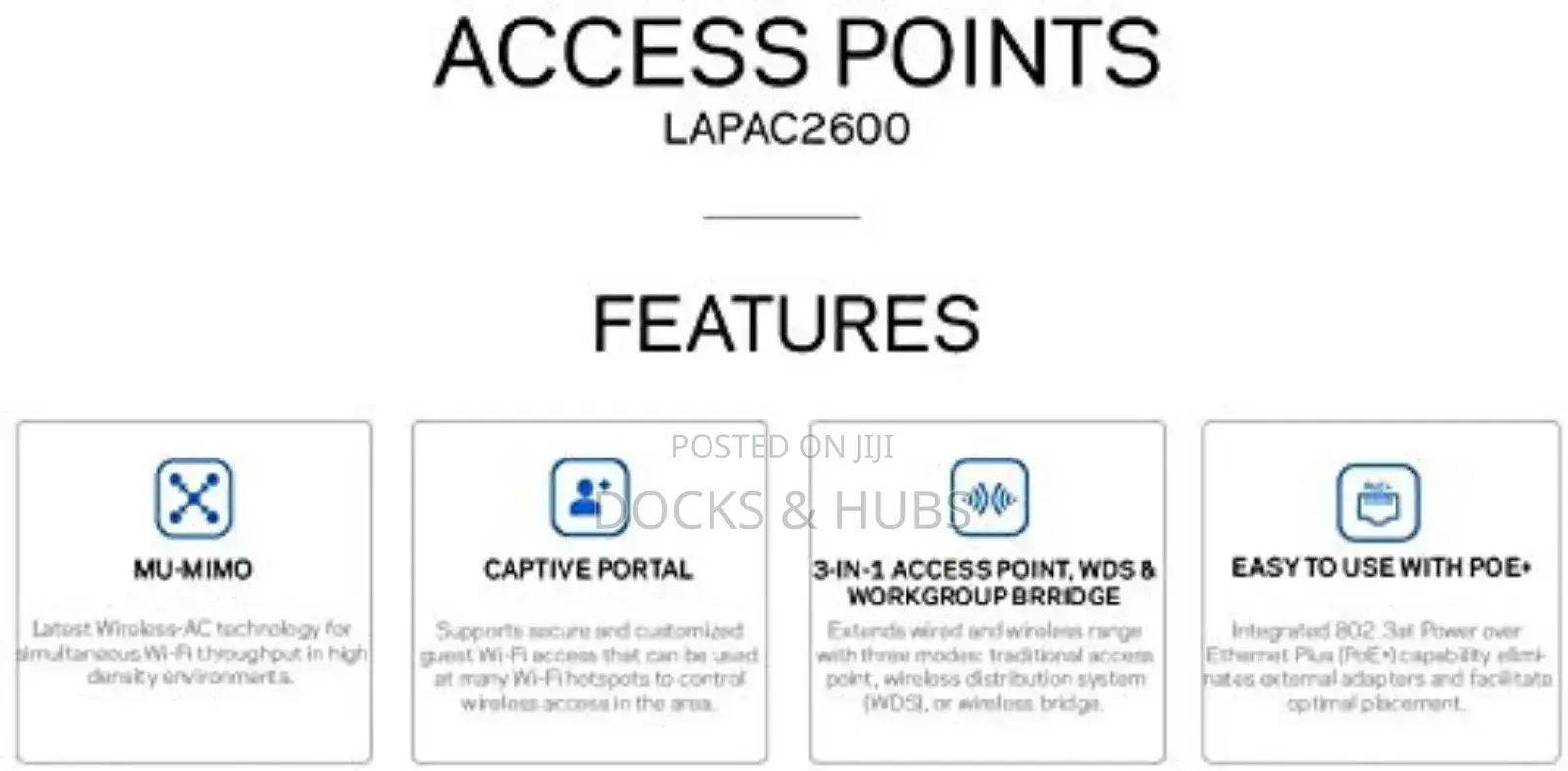 Linksys Business Lapac2600 Pro Series Mu-Mimo Access Point