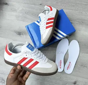 Adidas Samba White/Red