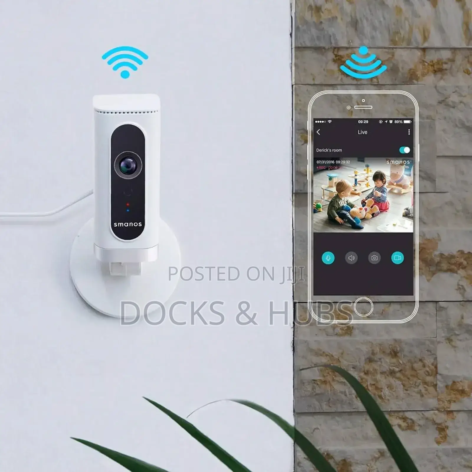 Smanos IP6 HD Wi-fi Camera - Night Vision | Two-way Audio