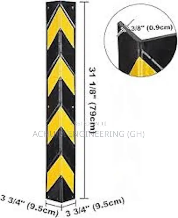 Rubber Column Corner Guard Wall Protectors