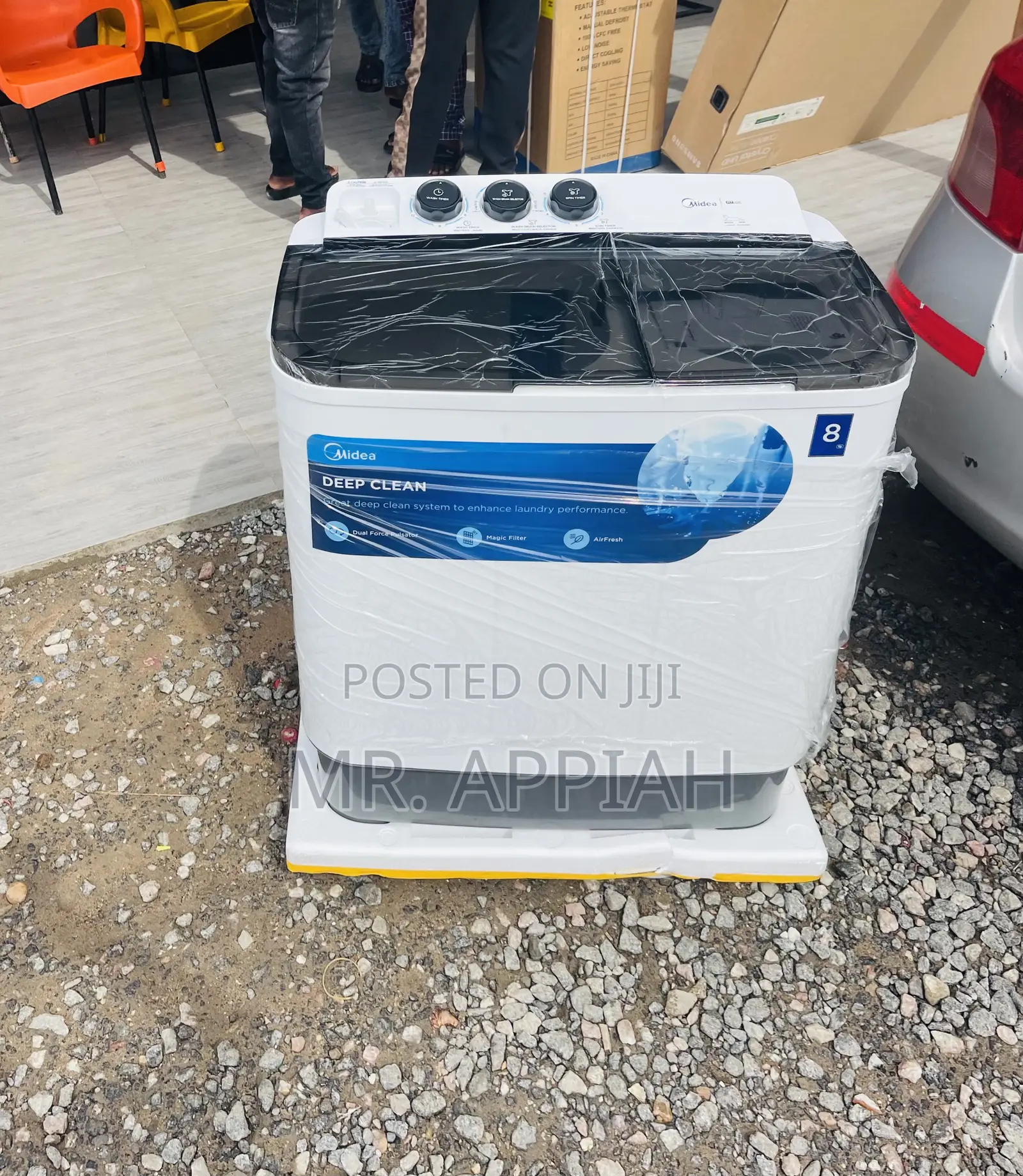 Energy Sufficient Midea 8kg Washing Machine + Spin/Dry.