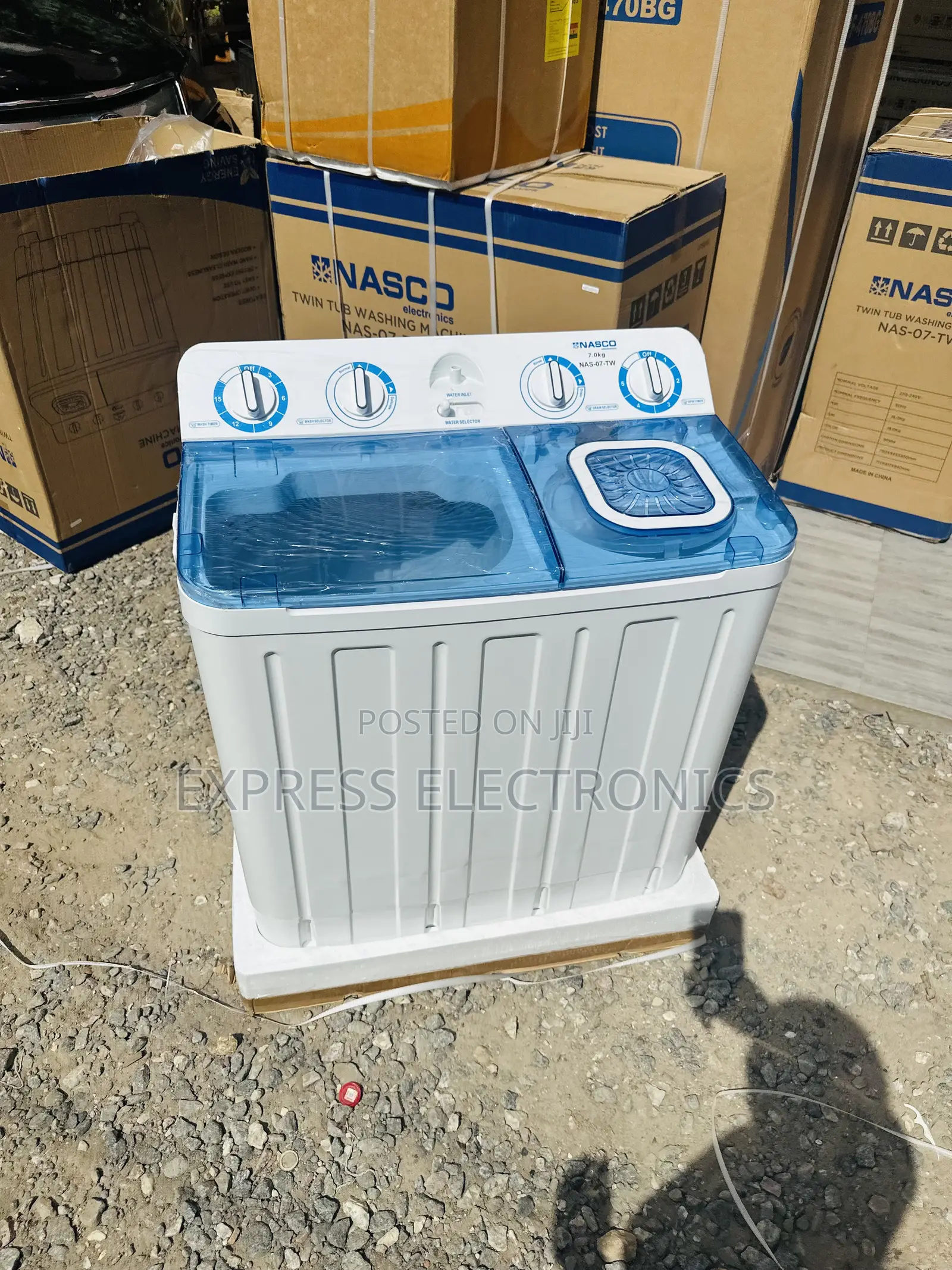 Dual Twintub Washing Machine Nasco 7kg Topload