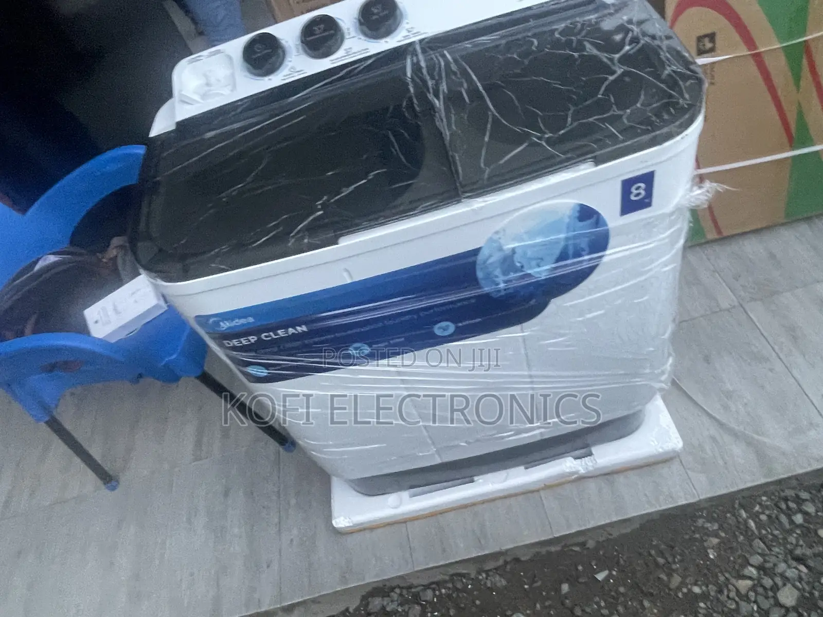 Rust Proof Body Midea 8kg Top Load Semi Auto Washing Machine