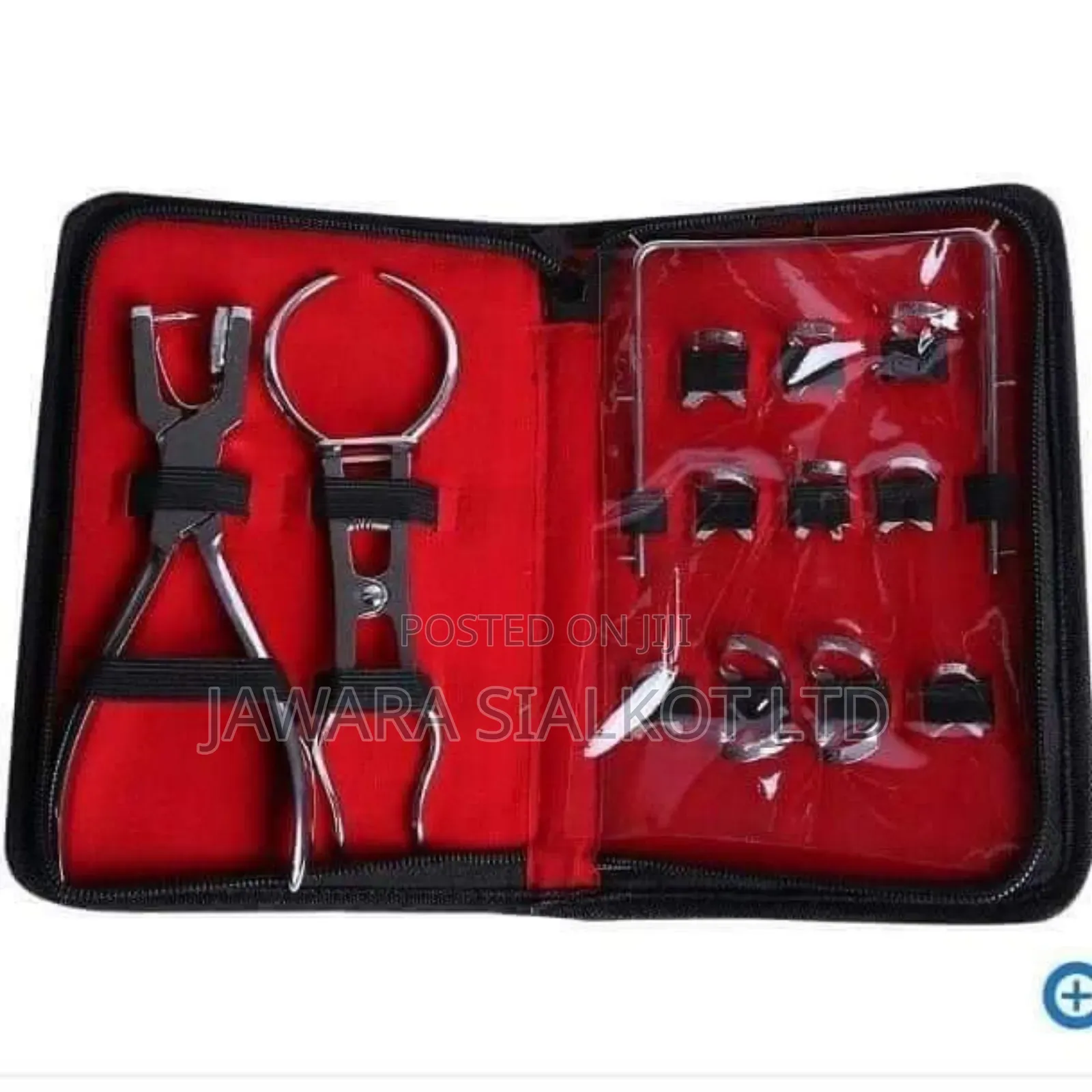 12 PCS Dental Endodontic Clamp Puncher Clamps Forceps Kit