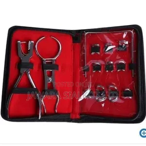 12 PCS Dental Endodontic Clamp Puncher Clamps Forceps Kit