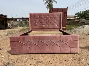 Modern Stylists Double Baby Pink Bedframe//Free Delivery