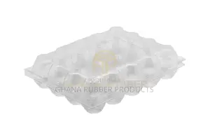 Transparent Egg Trays for 20-Eggs (100pcs)