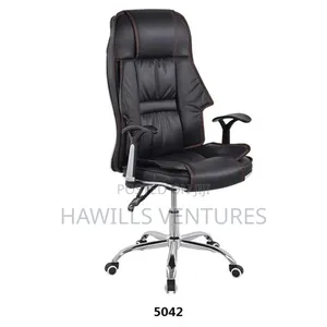 Pu Leather Swivel Chair.
