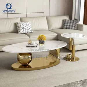 Center Table With Side Table
