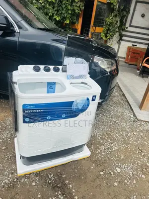 Amazing  New Washing Machine 8kg Midea White and Blue