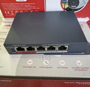 Hikvision 4port Fast Smart Poe Switch Ds-3e1105p-Ei/Managed