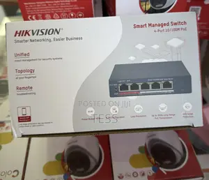 Hikvision 4port Fast Smart Poe Switch Ds-3e1105p-Ei/Managed