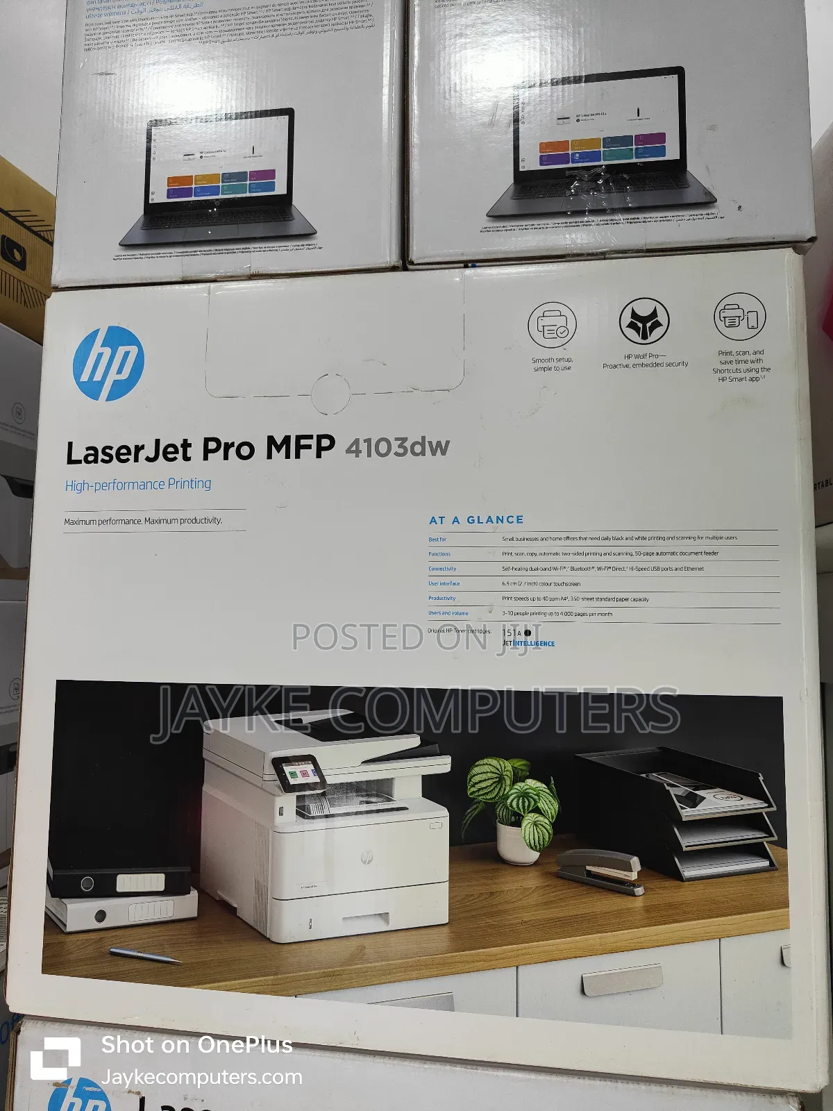 Hp Laserjet Pro Mfp 4103dw All-in-one Printer