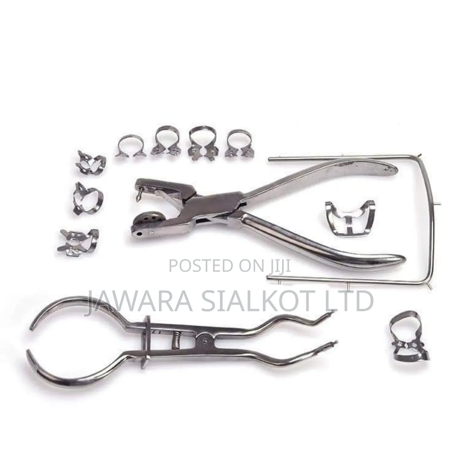 12 PCS Dental Endodontic Clamp Puncher Clamps Forceps Kit