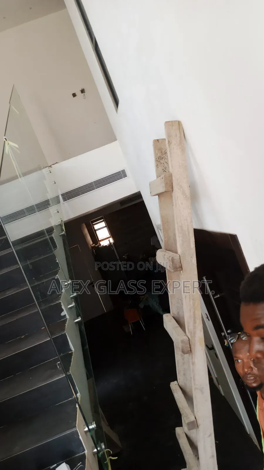 Staircase Balustrade Installation by Apexglassexpertteam