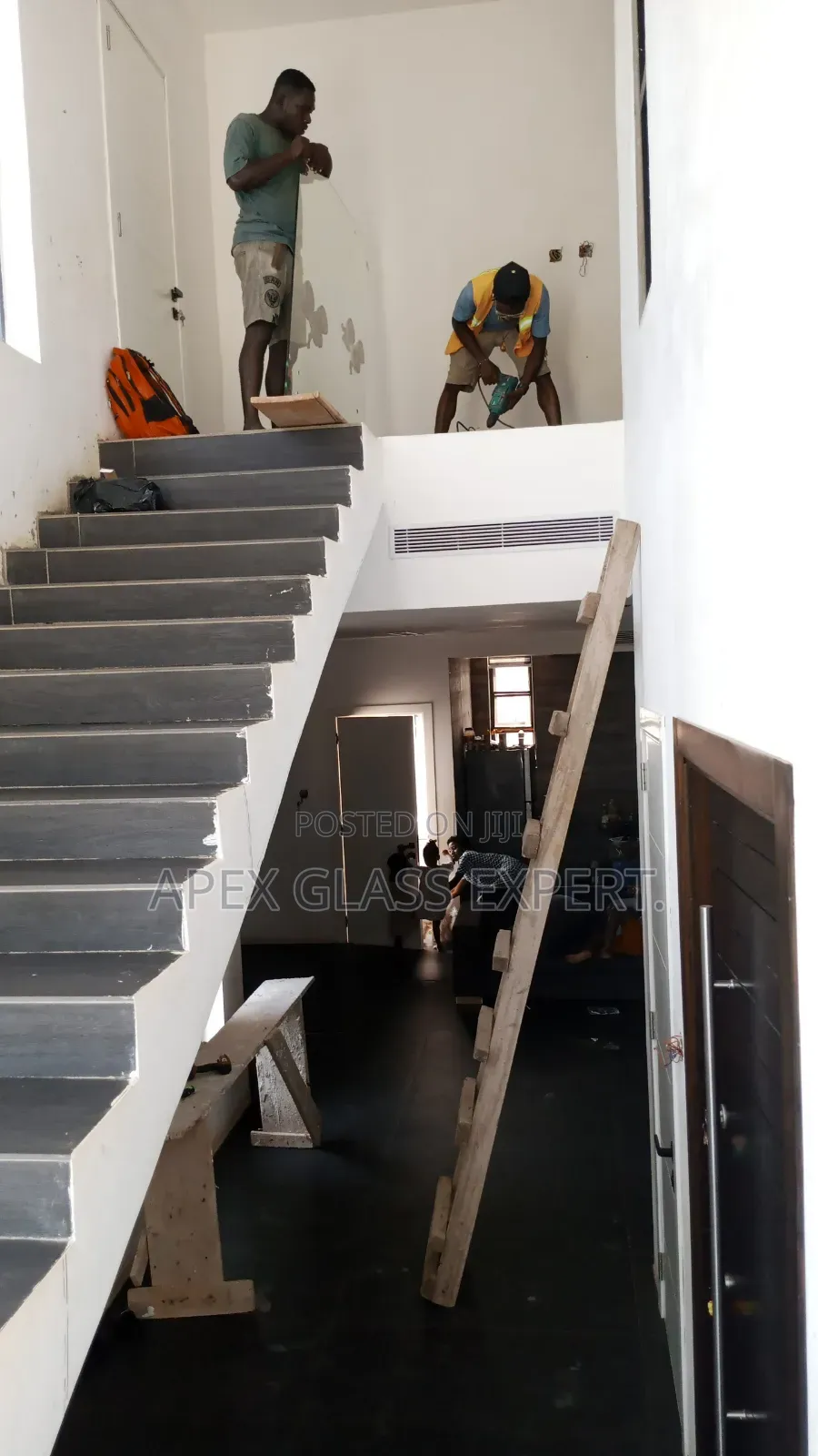 Staircase Balustrade Installation by Apexglassexpertteam