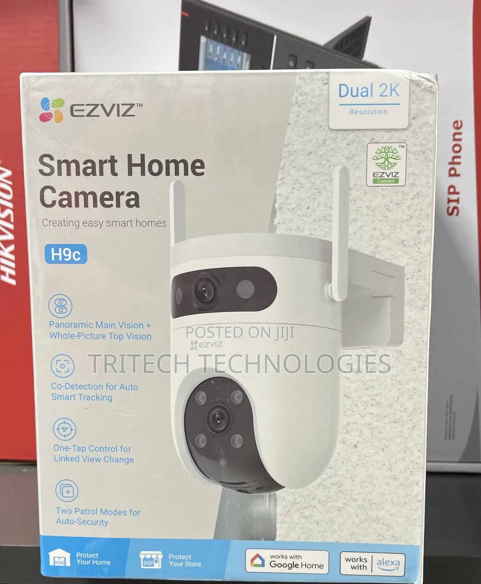 Ezviz Wifi Camera Outdoor H9c Pan Tilt 2way Talk
