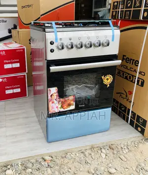Newly in Stock Ferre 50x60 Gas Oven 4 Burner(Gray).