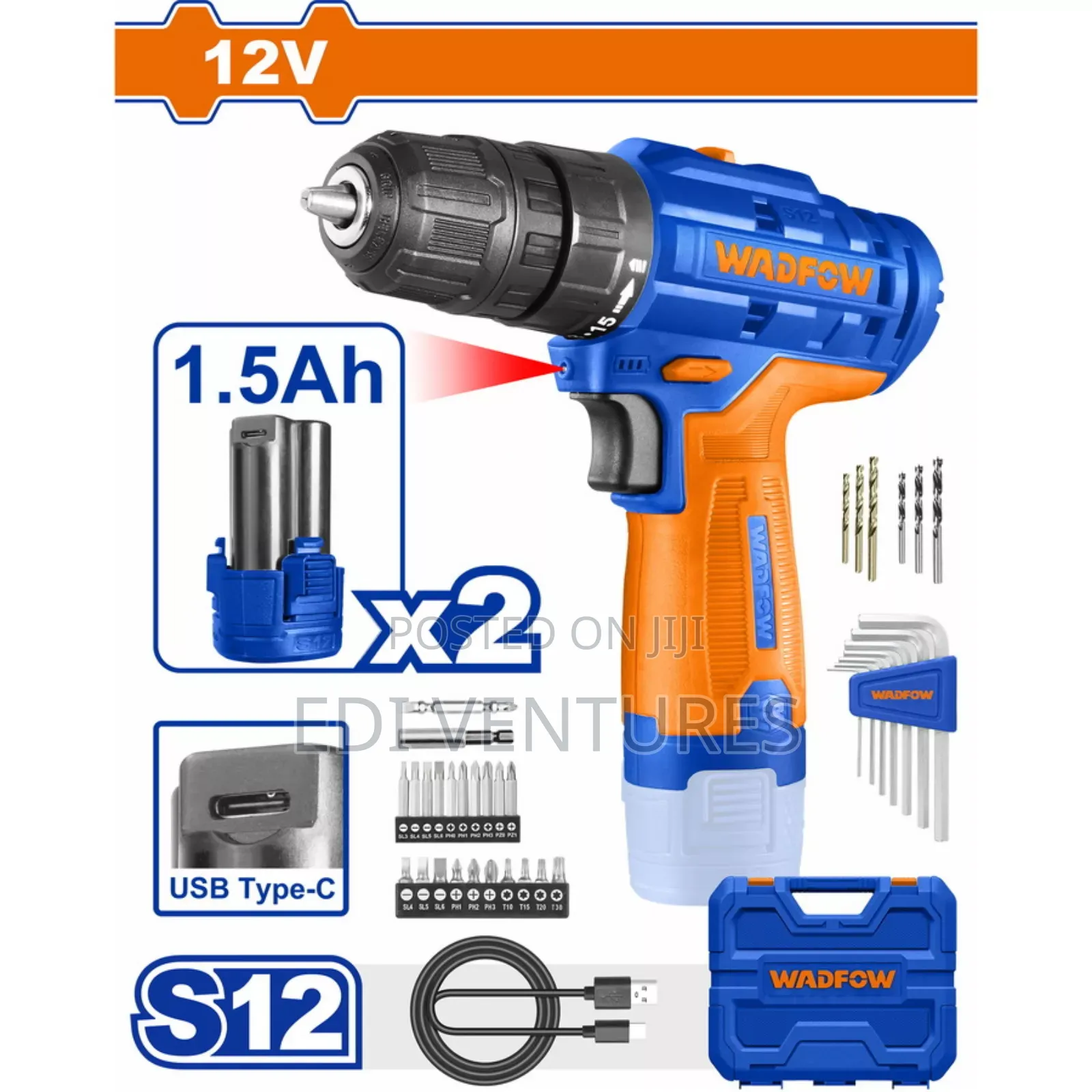 Wadfow Cordless Drill