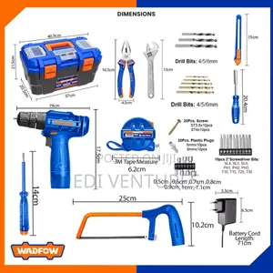 Wadfow 77 PCS Tools Set Wdt1b77