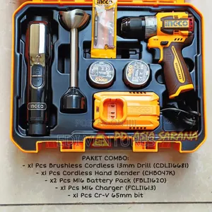 Ingco 2 Pieces Combo KIT Drill + Blender - Ckli1628