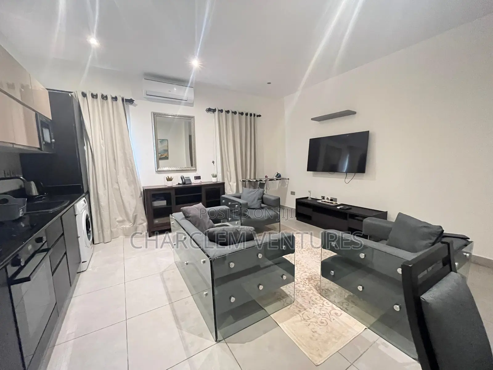 Furnished 1bdrm Apartment in Charclem Ventures, Cantonments for sale