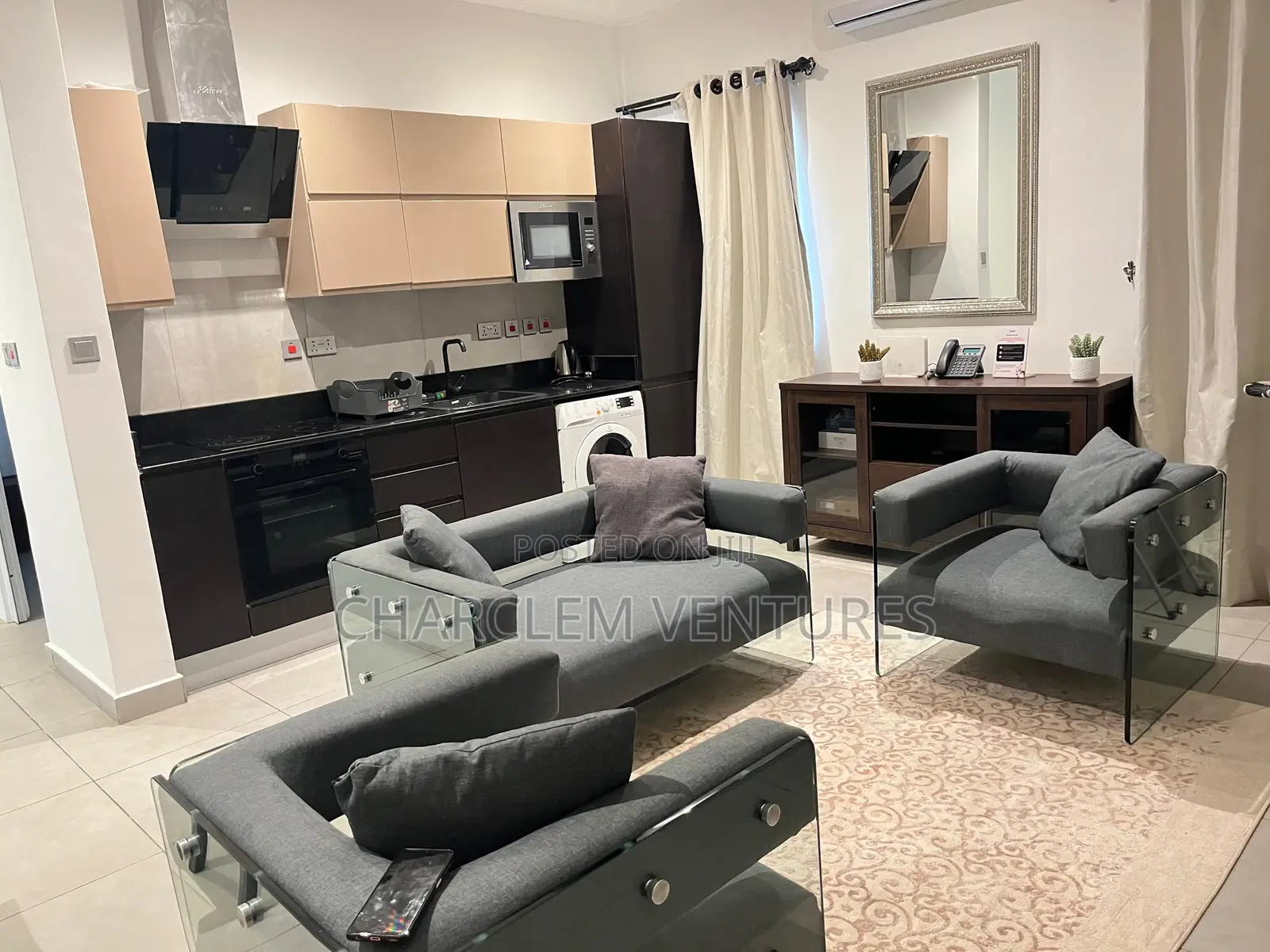 Furnished 1bdrm Apartment in Charclem Ventures, Cantonments for sale