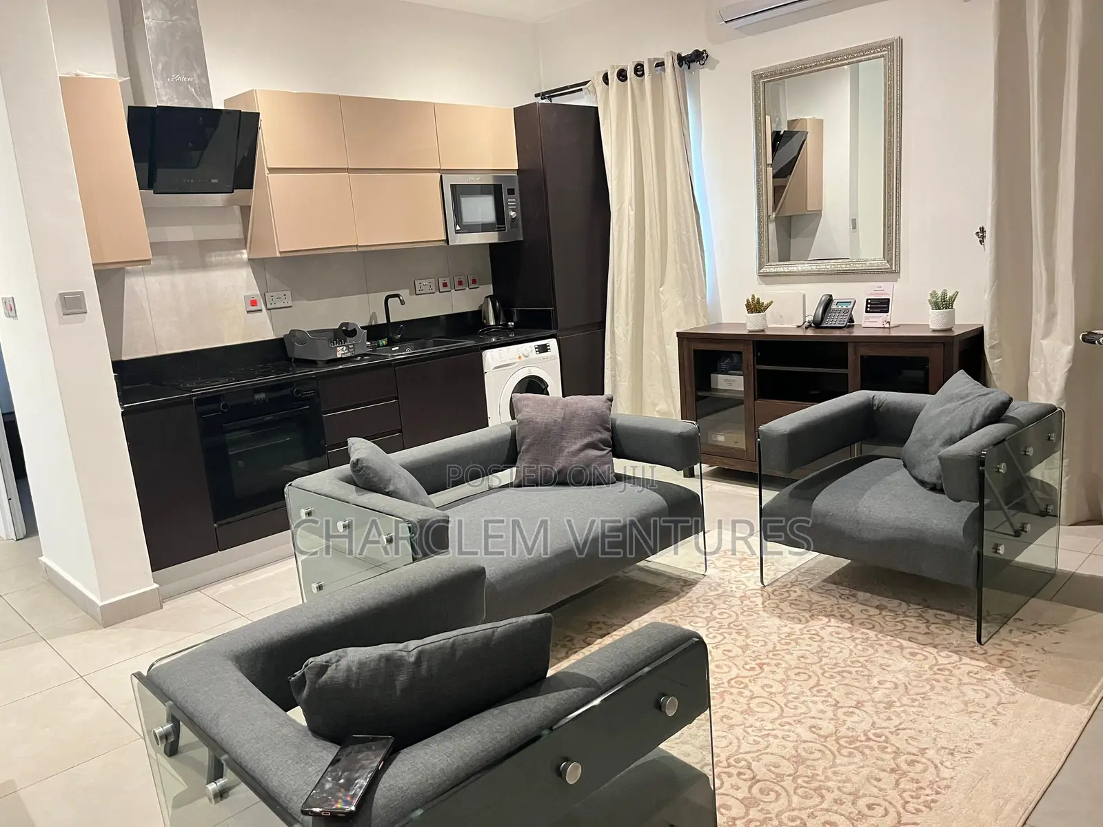 Furnished 1bdrm Apartment in Charclem Ventures, Cantonments for sale