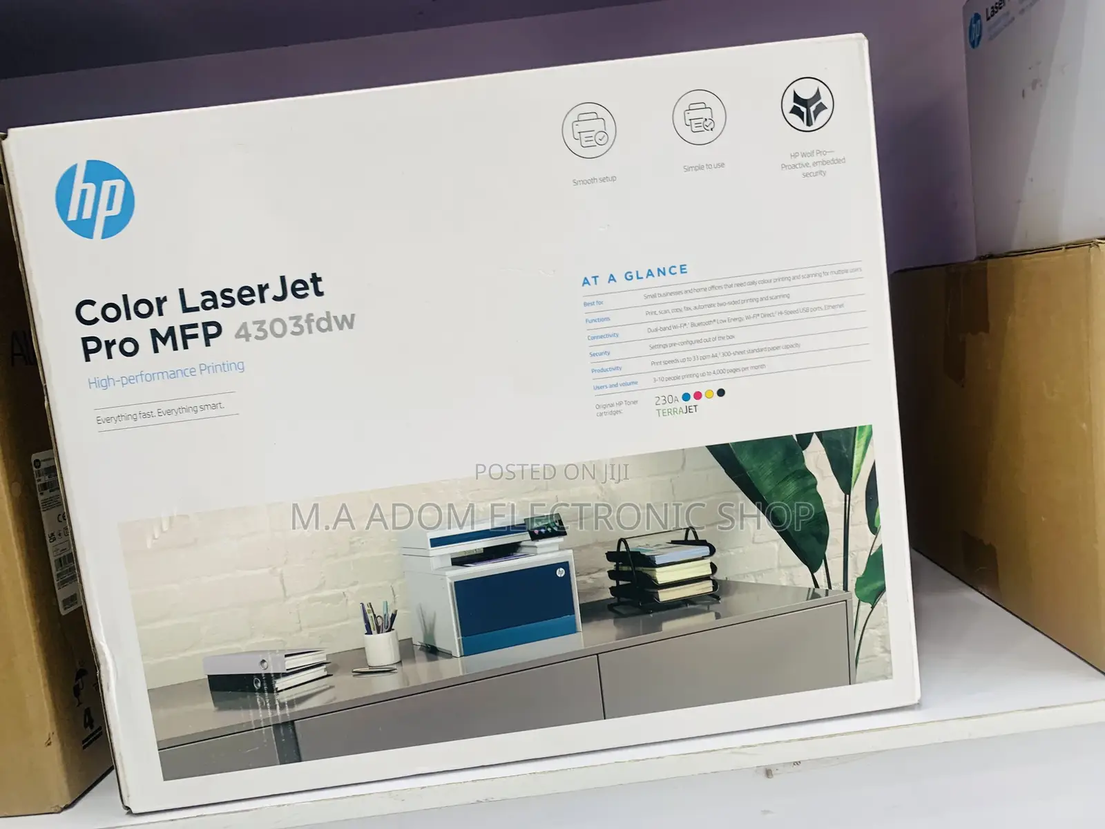 Hp 4303fdw Printer All in One Colour