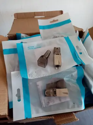 Cat 6A Shielded Rj45 Modular Plugs With Strain-Relief Boots